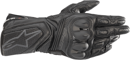 Alpinestars SP-8 V3 Motorcycle Gloves - Black/Black, 2XL (Part No. 3558321-1100-2X) - Kelly Motorsports