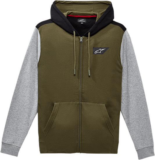 Alpinestars Spanner Hoodie - Military Large 123053180690L - Kelly Motorsports