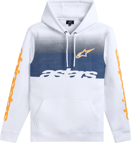Alpinestars Specter Pullover Hoodie - White, Medium (Part No. 1215-51500-20-M) - Kelly Motorsports