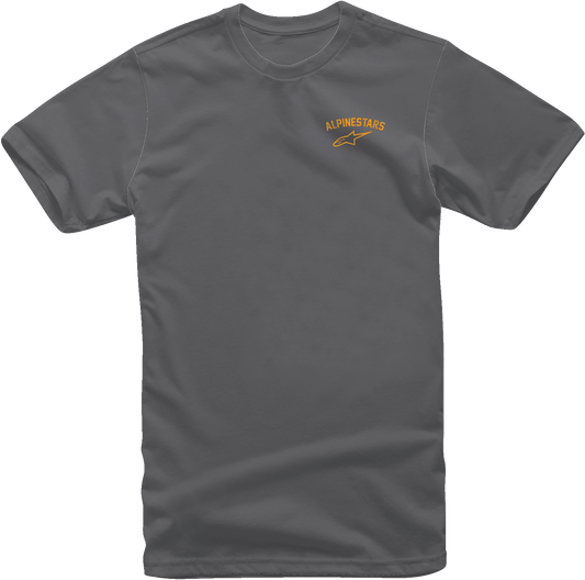Alpinestars Speedway T-Shirt - Charcoal Large (Part 12137260018L) - Kelly Motorsports