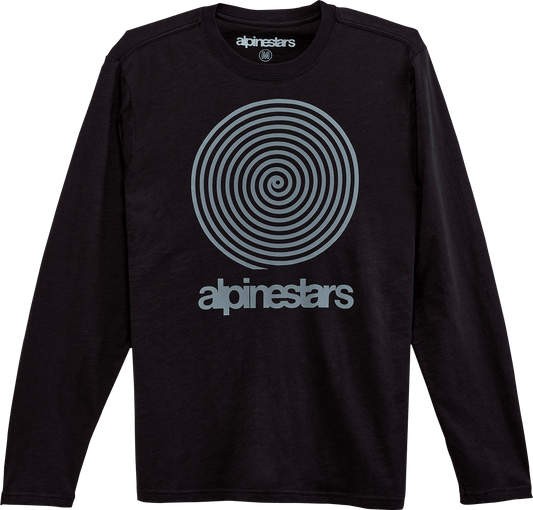 Alpinestars Spiral Long-Sleeve T-Shirt - Black - Large 1232-71020-10-L - Kelly Motorsports
