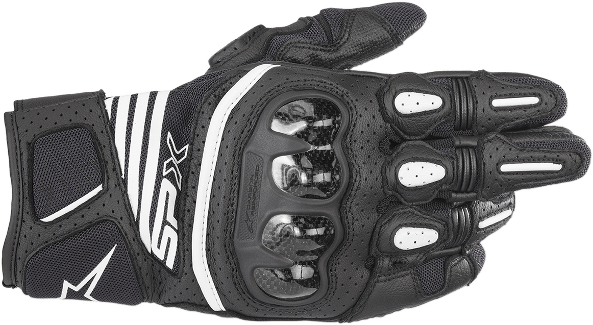 Alpinestars SPX AC V2 Gloves - Black Medium (Part Number 3567319-10-M) - Kelly Motorsports