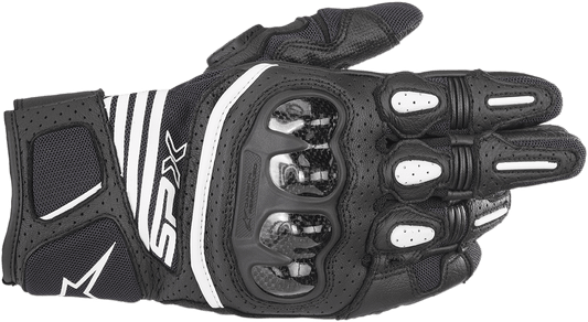 Alpinestars SPX AC V2 Gloves - Black Medium (Part Number 3567319-10-M) - Kelly Motorsports