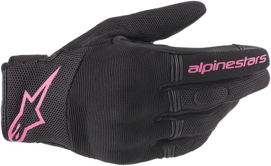 Alpinestars Stella Copper Women's Gloves - Black/Fuchsia, Size XS - Lightweight Urban Motorcycle Gloves - Kelly Motorsports
