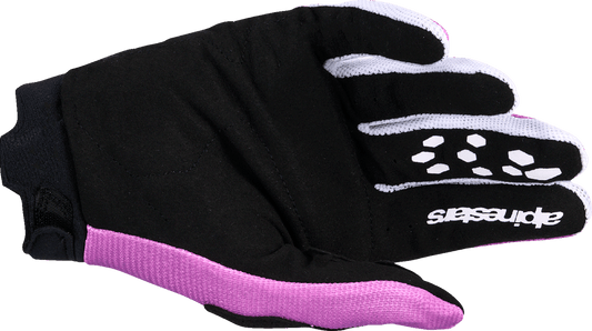 Alpinestars Stella Full Bore V2 Gloves - Violet/White/Black, XL (Part 3580126-3149-XL) - Kelly Motorsports