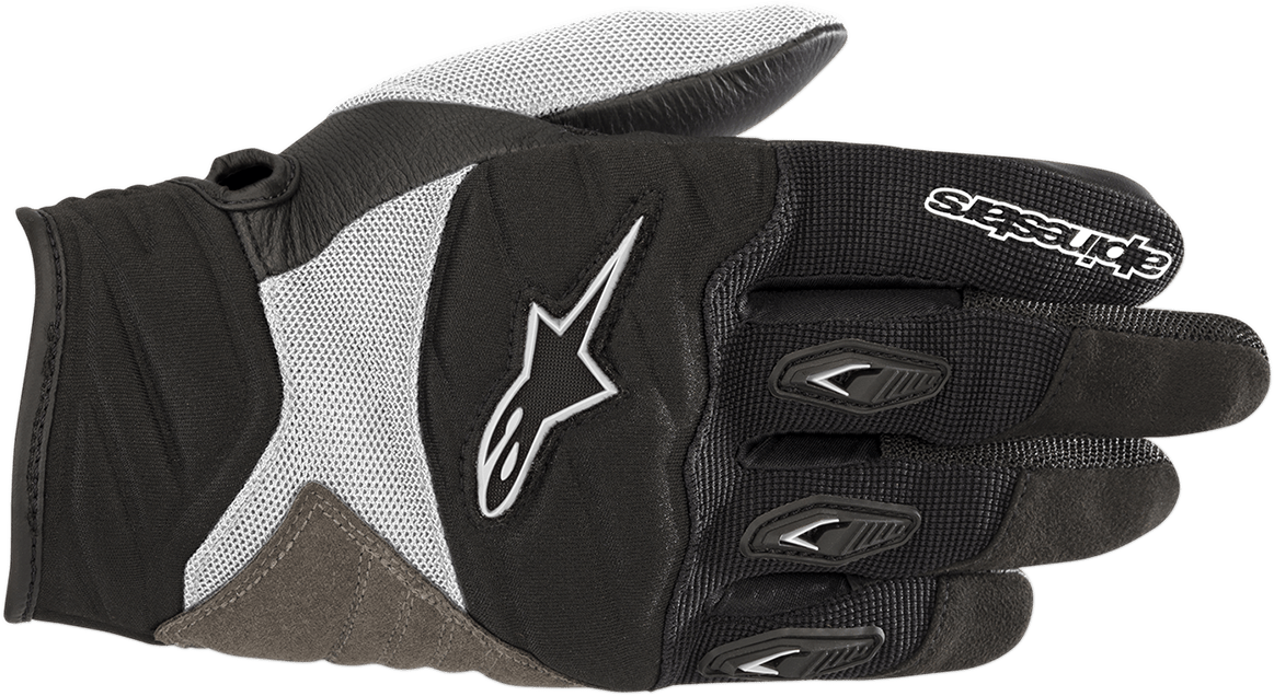 Alpinestars Stella Shore Gloves - Black/White, XL - Performance Summer Street Gloves with Ergonomic Fit - Kelly Motorsports