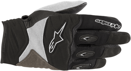 Alpinestars Stella Shore Gloves - Black/White, XL - Performance Summer Street Gloves with Ergonomic Fit - Kelly Motorsports
