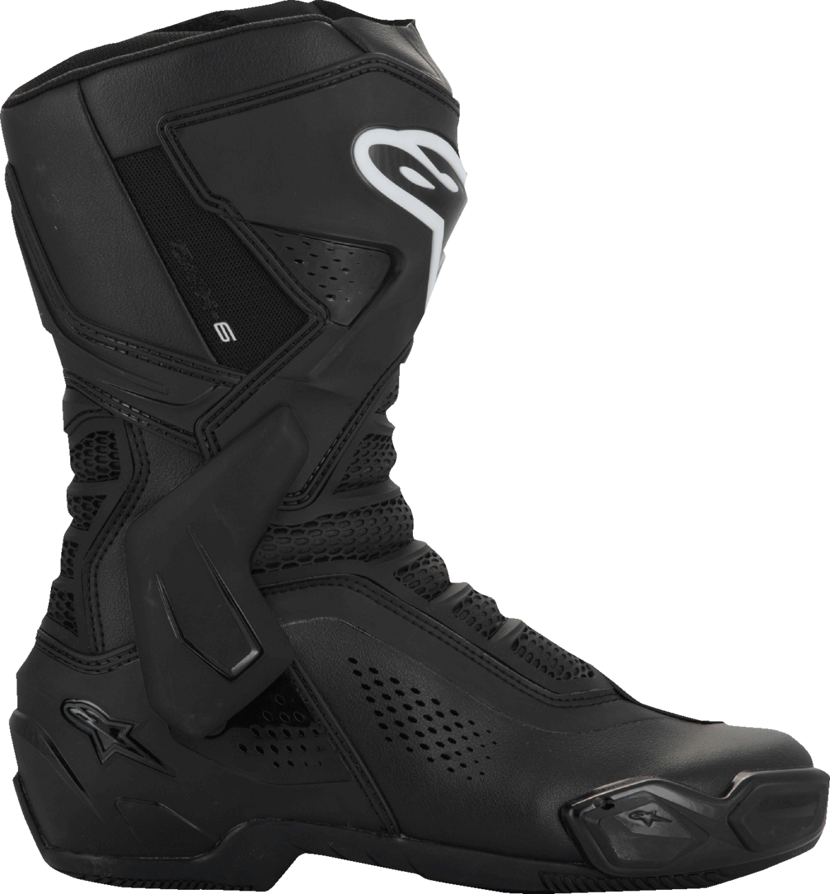 Alpinestars Stella SMX - 6 V3 Vented Boots - Women's Performance Motorcycle Boots in Black, US 7 / EU 38 - Kelly Motorsports
