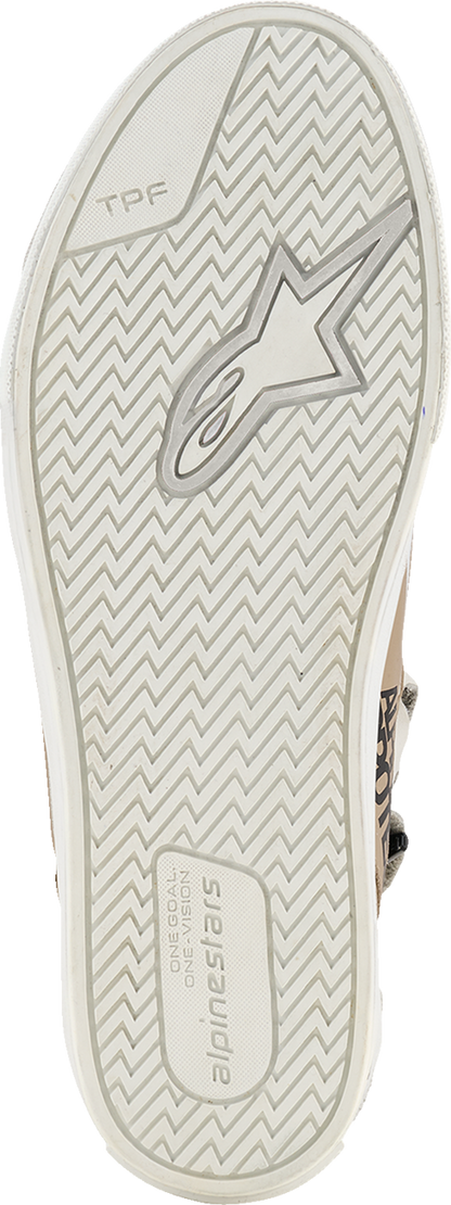 Alpinestars Stella Stated Flair Women's Motorcycle Shoes - Warm Gray/White, US 6 - Kelly Motorsports