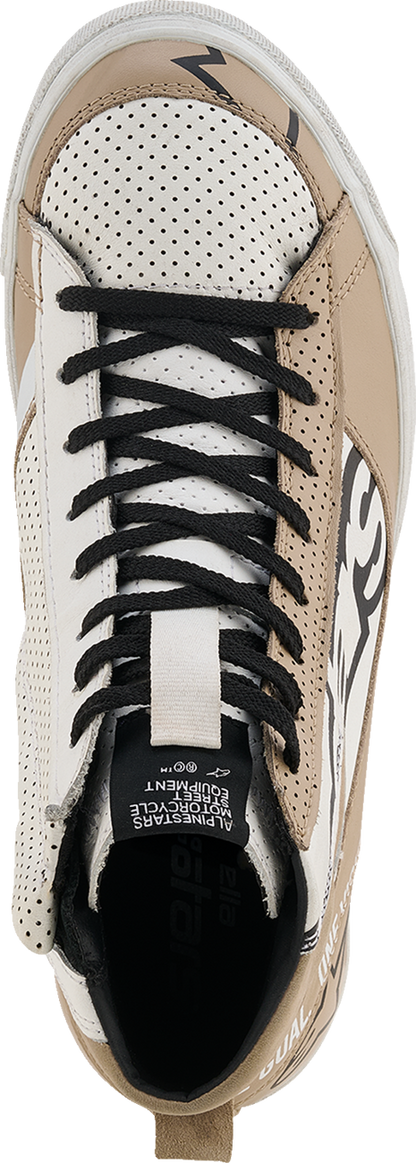 Alpinestars Stella Stated Flair Women's Motorcycle Shoes - Warm Gray/White, US 6 - Kelly Motorsports