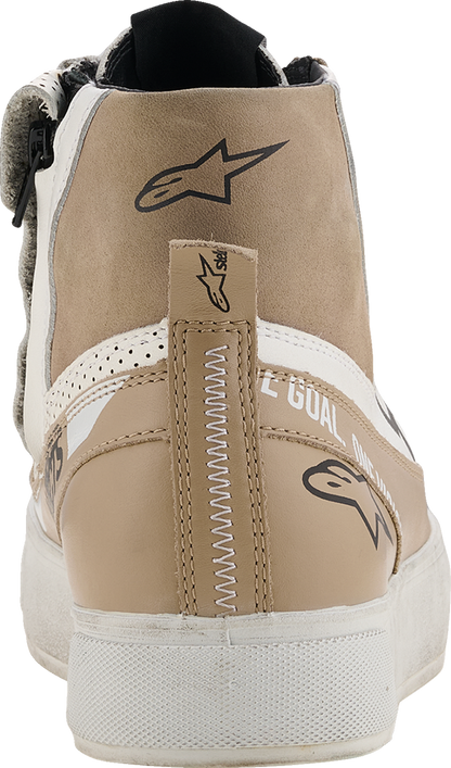 Alpinestars Stella Stated Flair Women's Riding Shoes - Warm Gray and White, US 7, Part 2541426 - 9322 - 7 - Kelly Motorsports