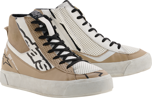 Alpinestars Stella Stated Flair Women's Riding Shoes - Warm Gray and White, US 7, Part 2541426 - 9322 - 7 - Kelly Motorsports