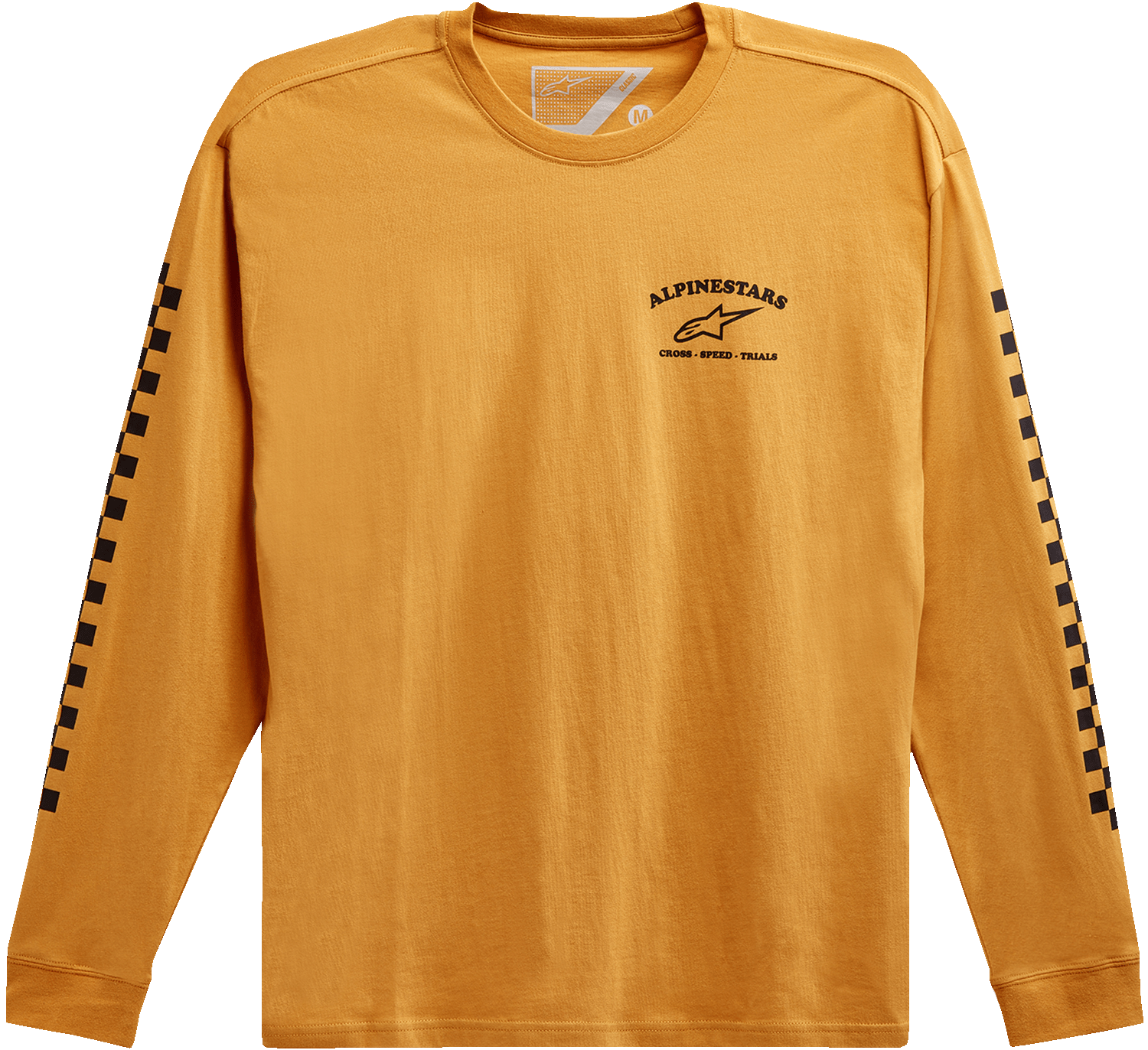 Alpinestars Sunday Long-Sleeve T-Shirt in Gold - 2XL (Part Number 12137184059XXL) - Kelly Motorsports