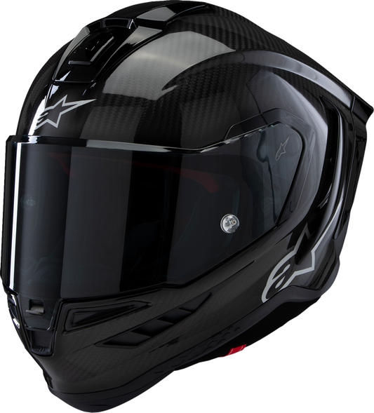 Alpinestars Supertech R10 Helmet - Solid Carbon Black, Medium (Part 8200124 - 1902 - M) - Kelly Motorsports