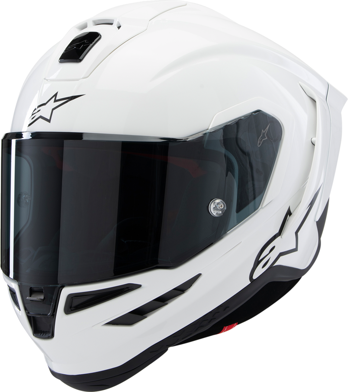 Alpinestars Supertech R10 Helmet - Solid Gloss White, 2XL (Part Number 8200124 - 2170 - XXL) - Kelly Motorsports