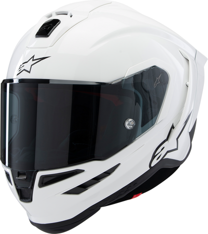 Alpinestars Supertech R10 Helmet - Solid Gloss White, Small (Part 8200124 - 2170 - S) - Kelly Motorsports