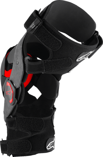 Alpinestars Supertech RK-10 Plasma Knee Braces Black/Red - Kelly Motorsports