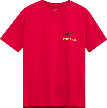 Alpinestars Swerve CSF T-Shirt - Red, Size XL - Comfortable Cotton-Poly Blend - Kelly Motorsports