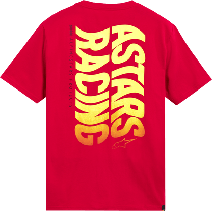 Alpinestars Swerve CSF T-Shirt - Red, Size XL - Comfortable Cotton-Poly Blend - Kelly Motorsports