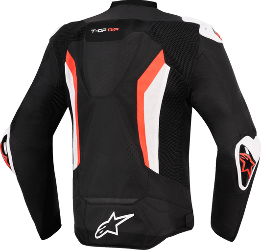 Alpinestars T-GP Air Jacket - Black/Red Fluo 3300626-1030 - Kelly Motorsports
