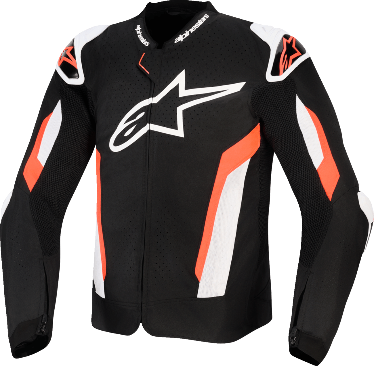 Alpinestars T-GP Air Jacket - Black/Red Fluo 3300626-1030 - Kelly Motorsports