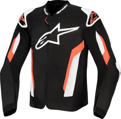 Alpinestars T-GP Air Jacket - Black/Red Fluo 3300626-1030 - Kelly Motorsports