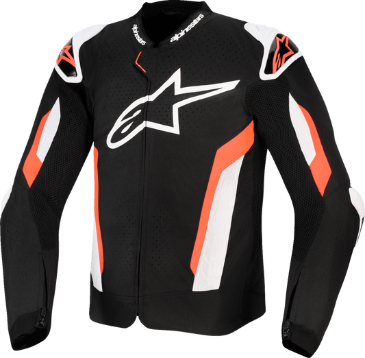 Alpinestars T-GP Air Jacket - Black/Red Fluo 3300626-1030 - Kelly Motorsports