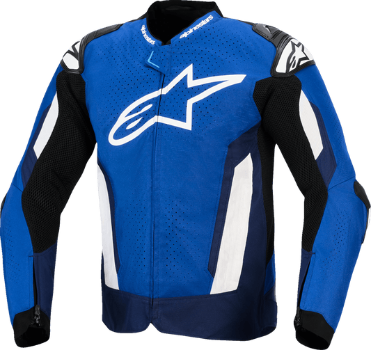 Alpinestars T-GP Air Jacket Bright Blue/Navy/White 3300626-7329 - Kelly Motorsports