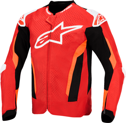 Alpinestars T-GP Air Jacket Bright Red/Red Fluo/Black 3300626-3097 - Kelly Motorsports