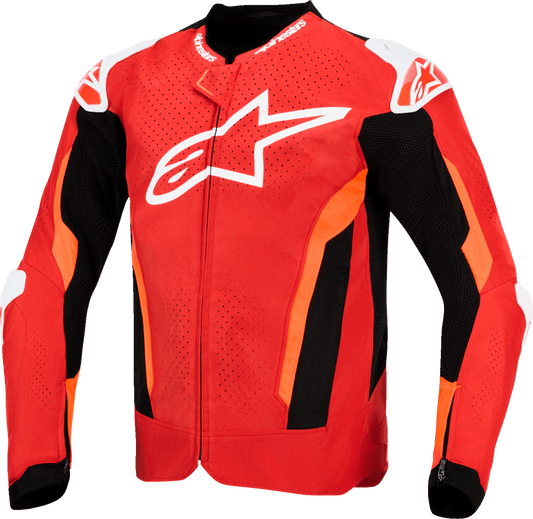 Alpinestars T-GP Air Jacket Bright Red/Red Fluo/Black 3300626-3097 - Kelly Motorsports