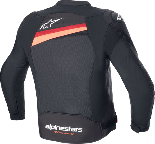 Alpinestars T-GP Plus R v4 Airflow Jacket Black/Red Fluo 3300624-1030 - Kelly Motorsports