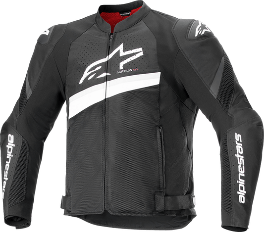 Alpinestars T-GP Plus R v4 Airflow Jacket - Black/White 3300624-12 - Kelly Motorsports