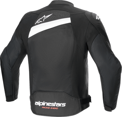 Alpinestars T-GP Plus R v4 Airflow Jacket - Black/White 3300624-12 - Kelly Motorsports