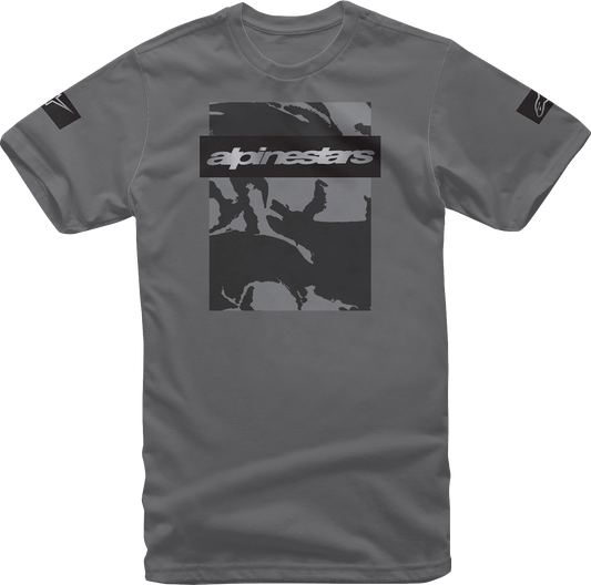 Alpinestars Tactical T-Shirt Charcoal Large 1232-72246-18-L - Comfortable 100% Cotton MX-Inspired Design - Kelly Motorsports