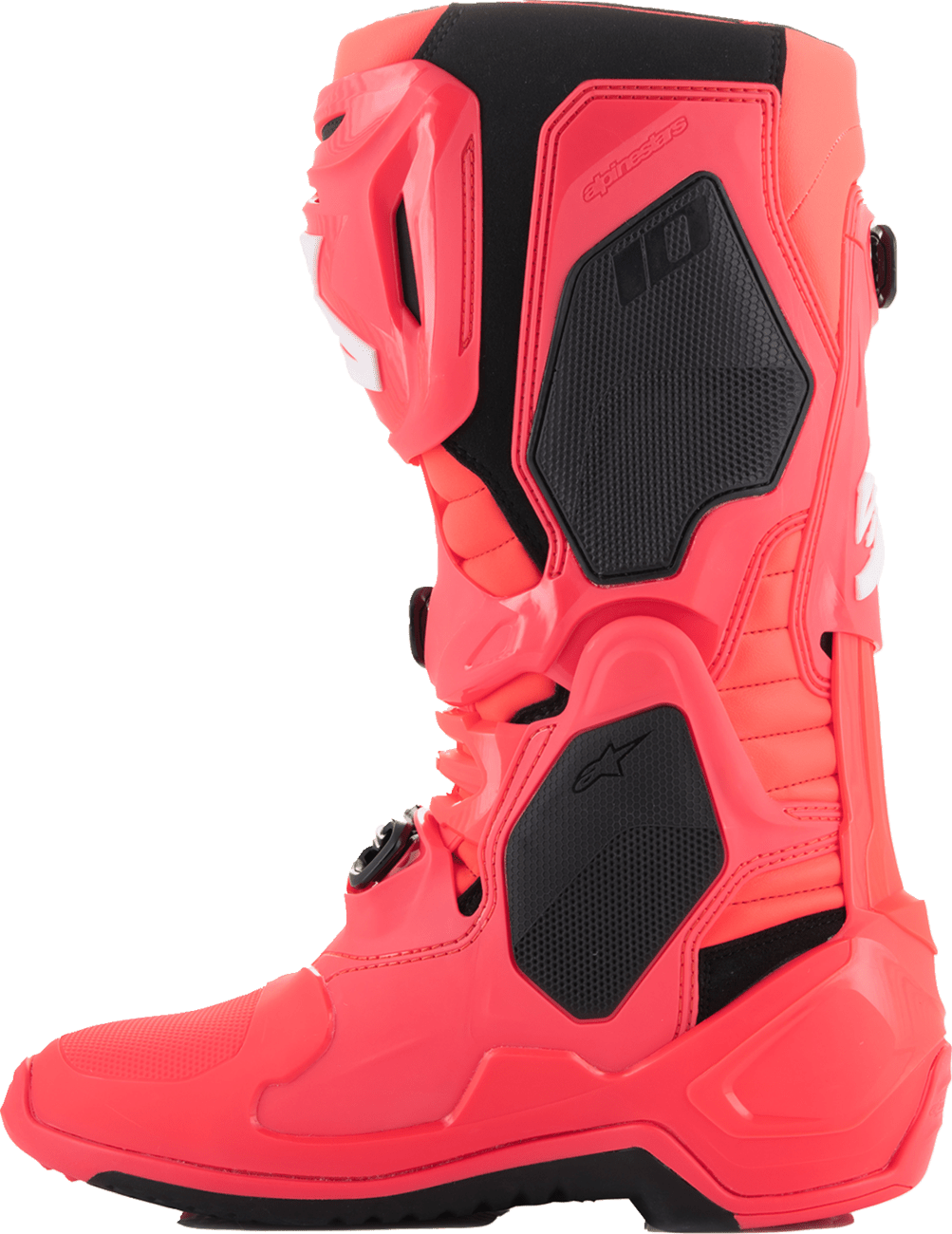 Alpinestars Tech 10 Boots Diva Pink/White 2010020-3812 - Kelly Motorsports