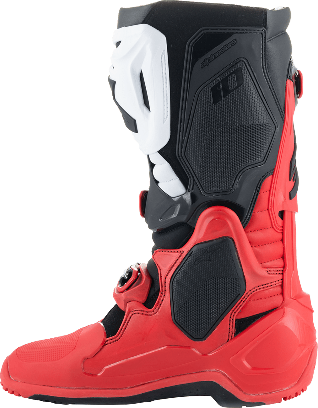 Alpinestars Tech 10 Enduro Boots Bright Red/Black/White 2010025-3016 - Kelly Motorsports