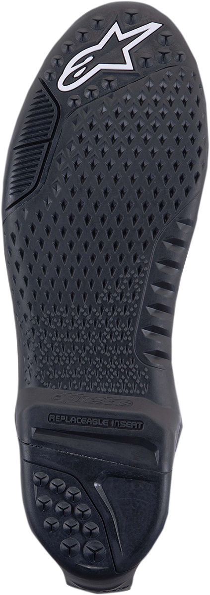Alpinestars Tech 10 Sole - Black/White US 9 - 10 Part 25SUT21 - 12 - 910 - Kelly Motorsports