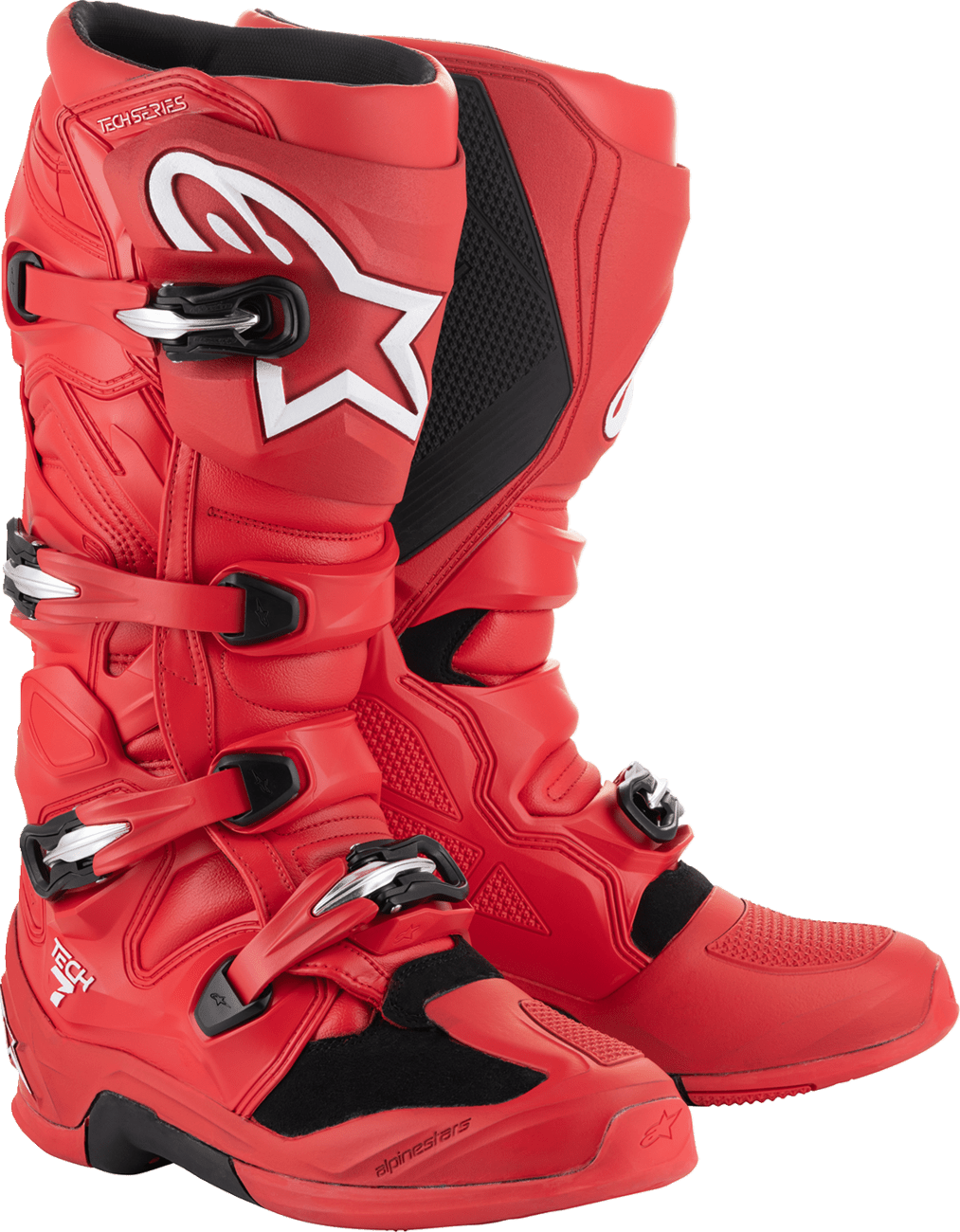 Alpinestars Tech 7 Boots - Off-Road Boots Bright Red 2012025-3010 - Kelly Motorsports