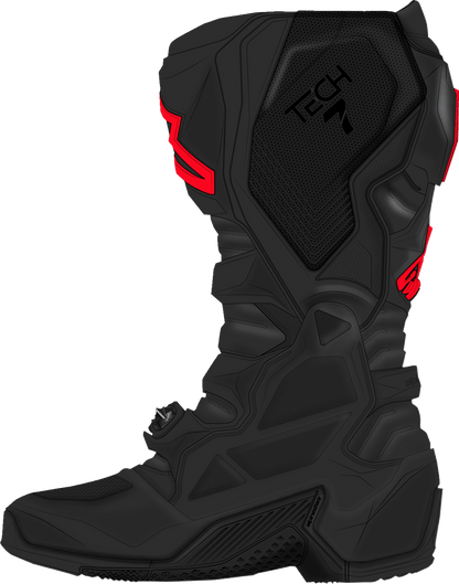 Alpinestars Tech 7 Off-Road Boots Fluorescent Red/Black 2012025-1030 - Kelly Motorsports