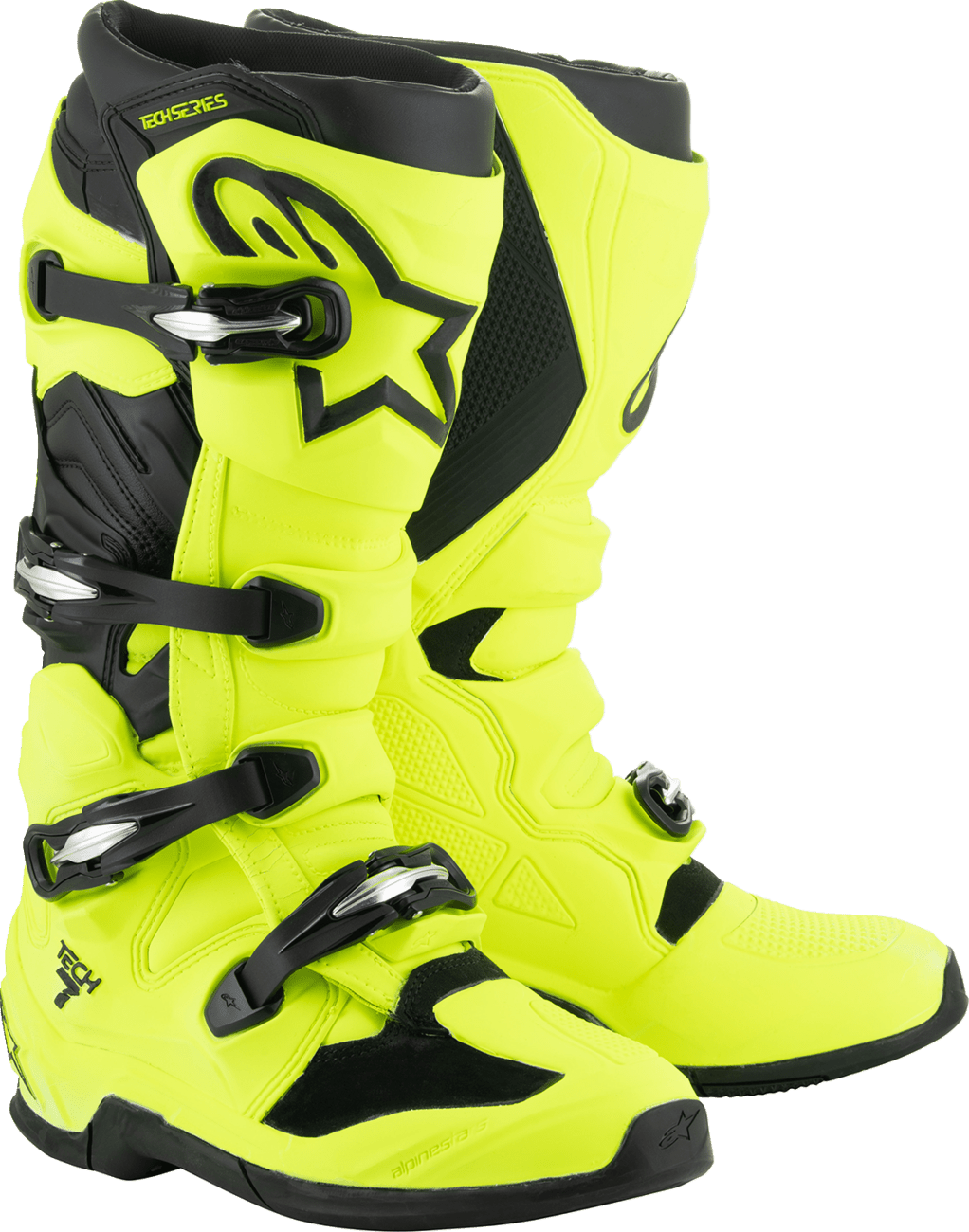 Alpinestars Tech 7 Off-Road Boots Fluorescent Yellow/Black 2012025-551 - Kelly Motorsports