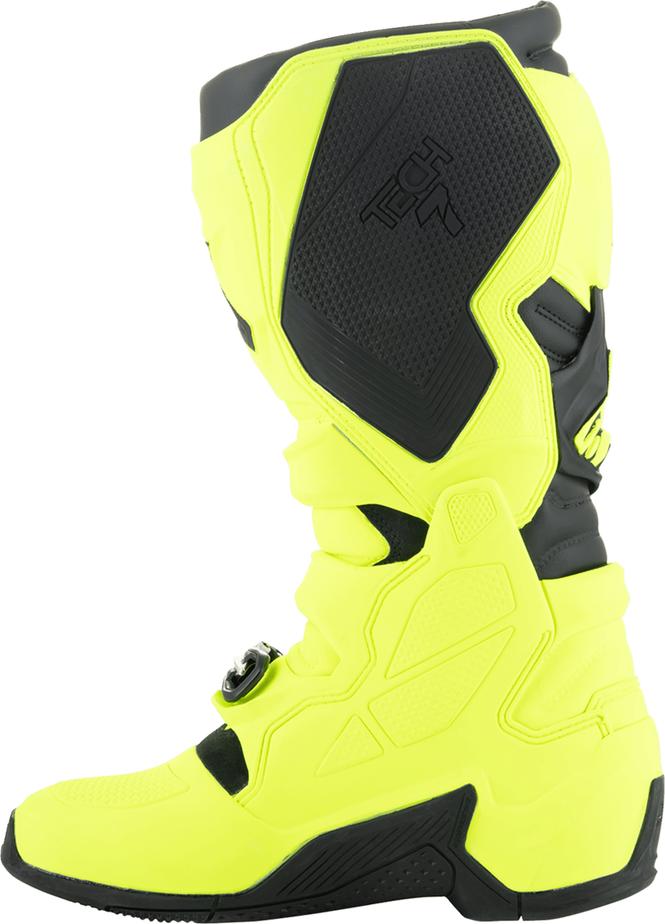 Alpinestars Tech 7 Off-Road Boots Fluorescent Yellow/Black 2012025-551 - Kelly Motorsports