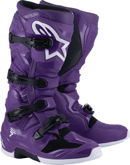 Alpinestars Tech 7 Off-Road Boots Purple 2012025-38 - Kelly Motorsports