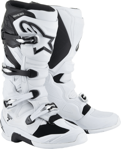 Alpinestars Tech 7 Off-Road Boots White/Black 2012025-21 - Kelly Motorsports