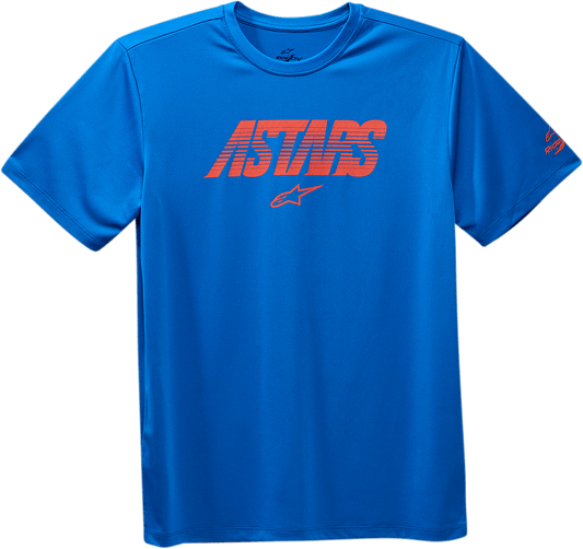 Alpinestars Tech Angle Premium T-Shirt - Bright Blue, Size Large (Part No. 121073220760L) - Kelly Motorsports