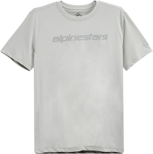 Alpinestars Tech Linear Performance T-Shirt - Silver, XL (Part No. 12127500019XL) - Kelly Motorsports
