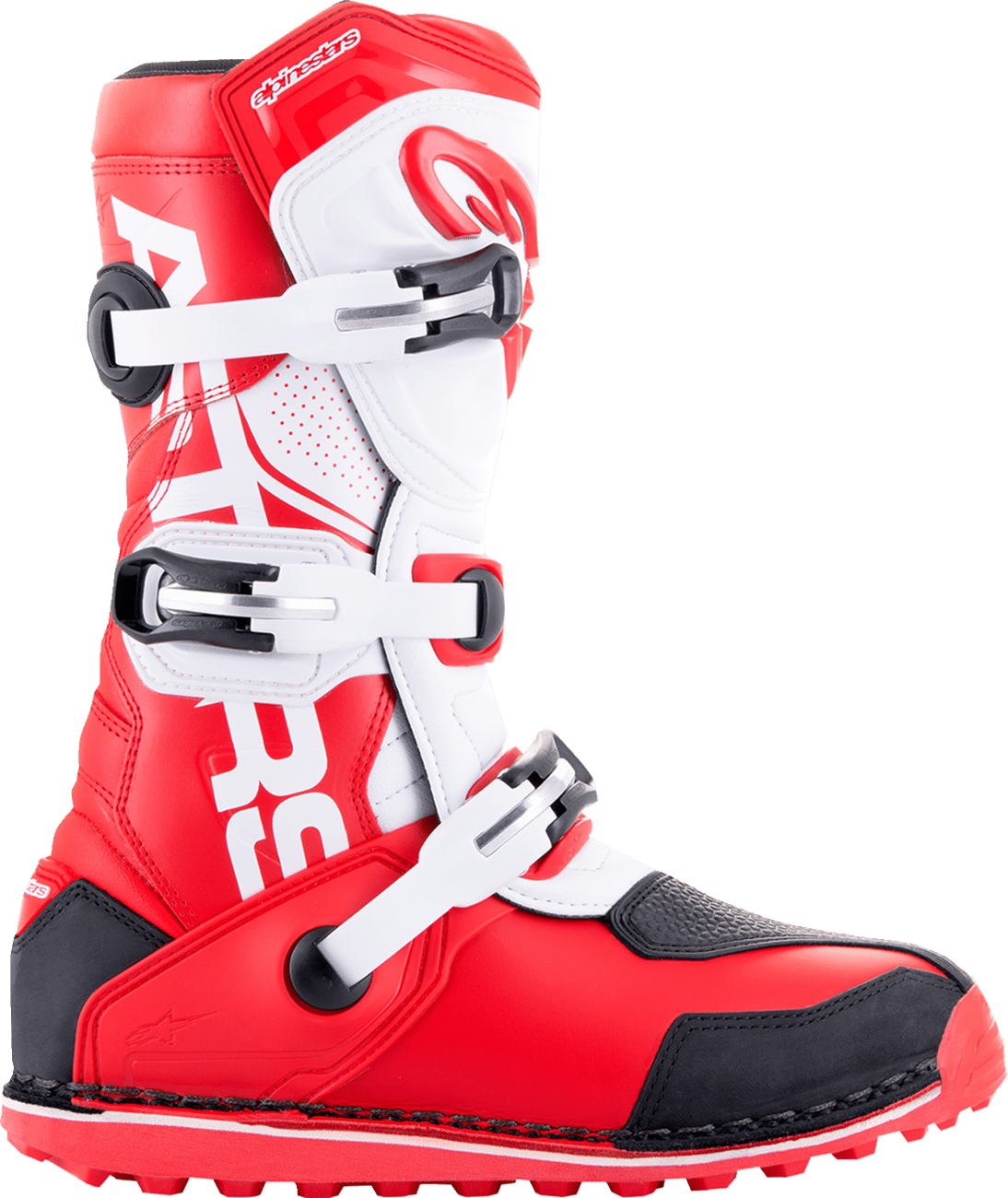 Alpinestars Tech-T Motorcycle Boots Red/Black/White 2004017-3016 - Kelly Motorsports