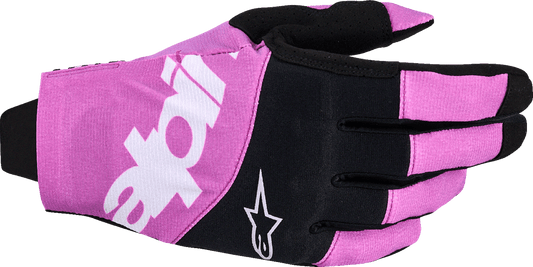 Alpinestars Techstar Gloves - Black, Light Gray & Purple, Large (Part 3560125-1568-L) - Kelly Motorsports
