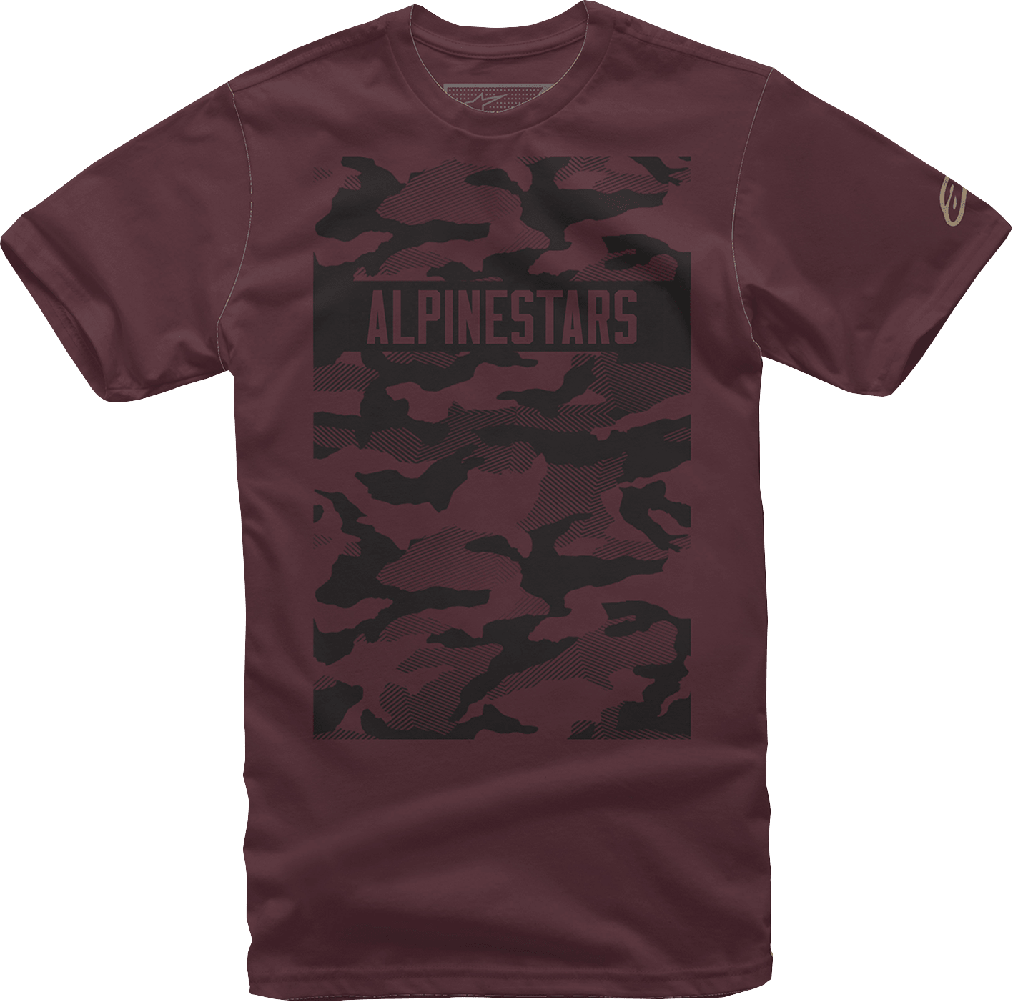 Alpinestars Terra T-Shirt Maroon Large 1232-72232-838L - Comfortable Cotton Blend Graphic Tee - Kelly Motorsports