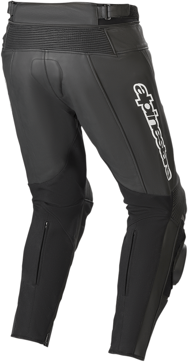 Alpinestars Track v2 Leather Pants – Black, US 30 / EU 46, Part Number 3129019-10-46 - Kelly Motorsports
