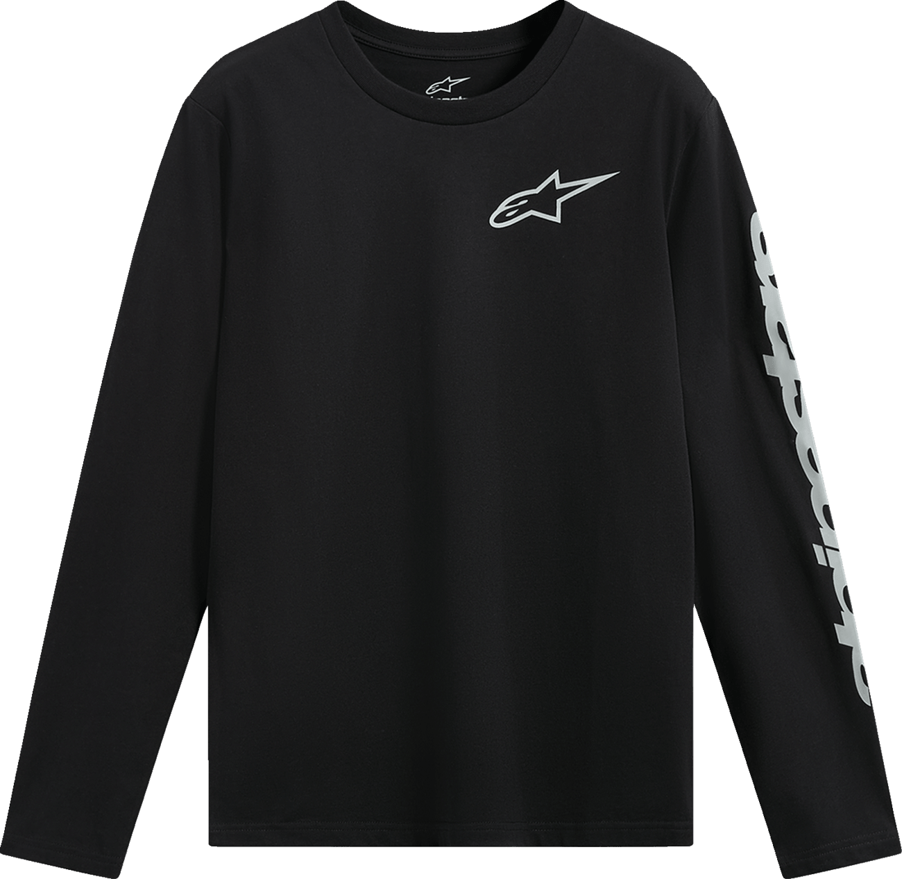 Alpinestars Trackside Long-Sleeve CSF T-Shirt - Black - Medium (Part Number 1235-74100-10-M) - Kelly Motorsports